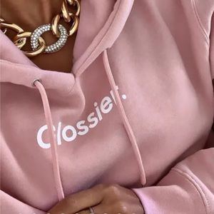 Glossier Pink Hoodie